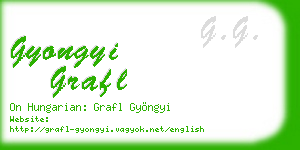 gyongyi grafl business card